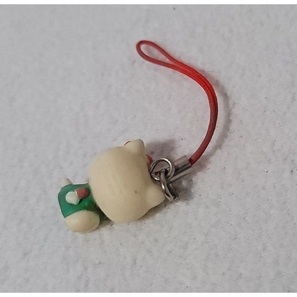 Hello kitty sanrio green phone strap charm - Picture 3 of 6